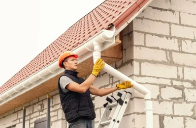 Pose et remplacement de gouttières à Bévillers